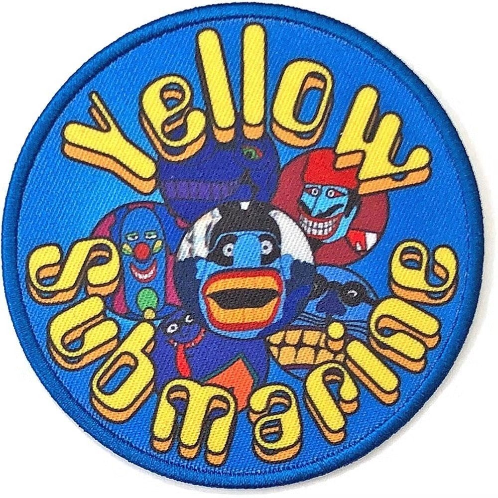 The Beatles Yellow Submarine Baddies Circle patch off. merch, Ophalen of Verzenden, Nieuw