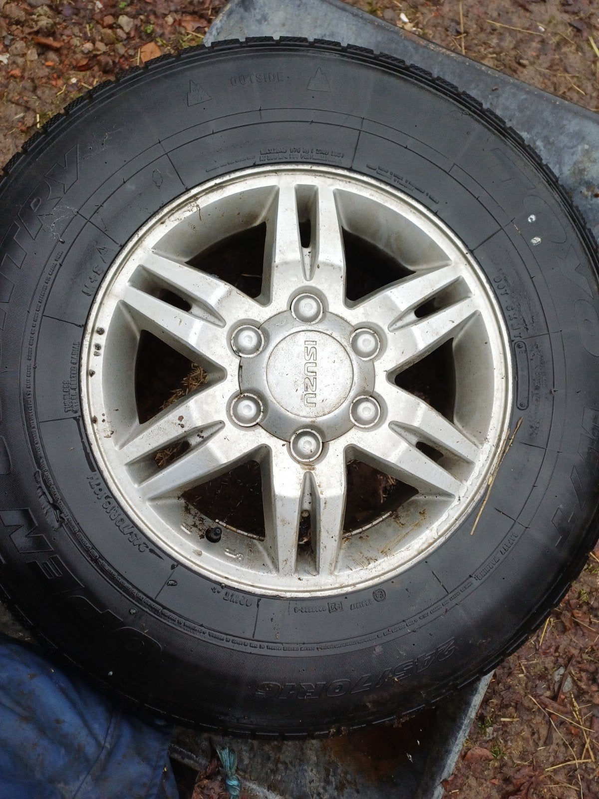 Jante en aluminium Isuzu D max, Enlèvement