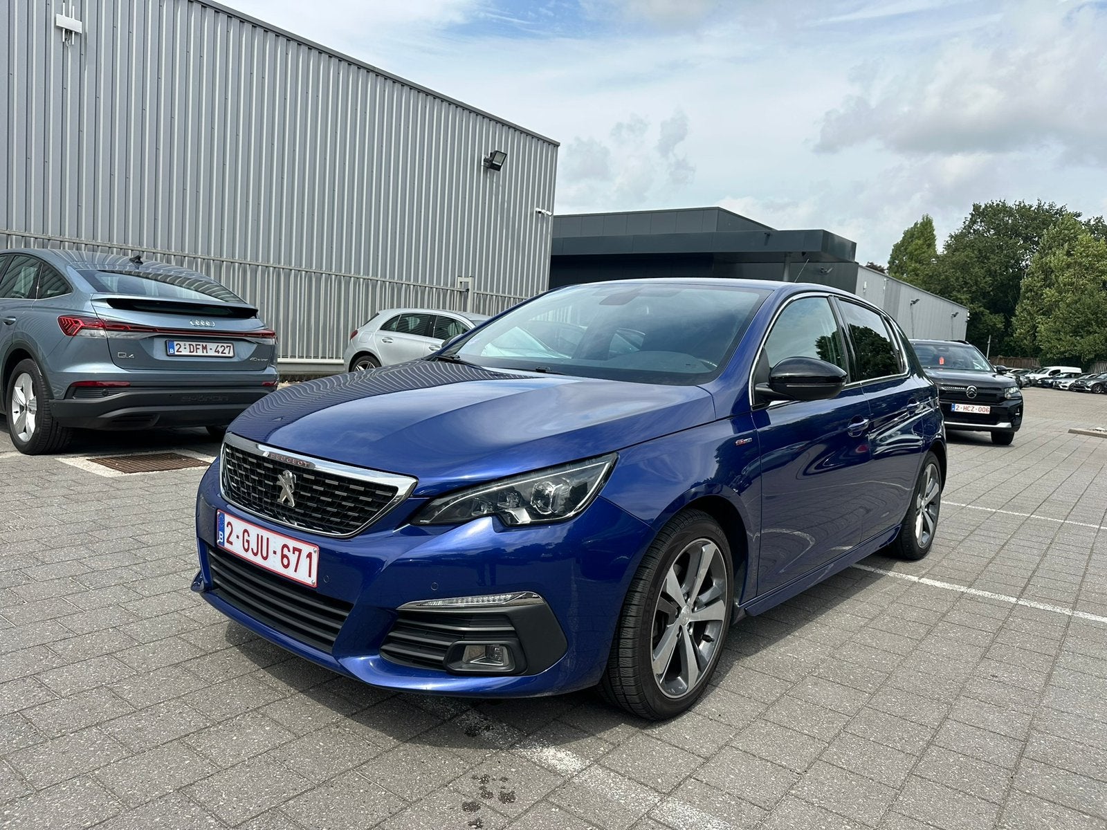 Peugeot 308 GT Line 1.2 PureTech Automaat 2018, Auto's, Blauw, Leder en Stof, 5 deurs, Particulier