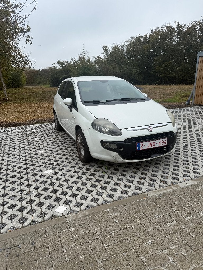 Fiat Punto, Auto's, Euro 5, Stof, 50 kW, Wit
