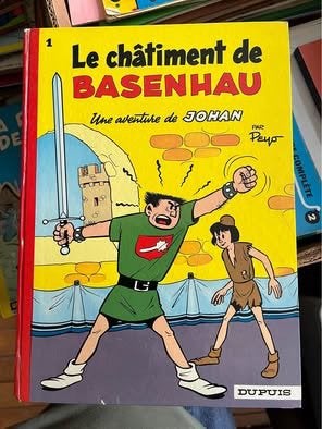 Bd dos rond JOHAN ET PIRLOUIT 1972, Livres, Une BD, Enlèvement ou Envoi, Utilisé