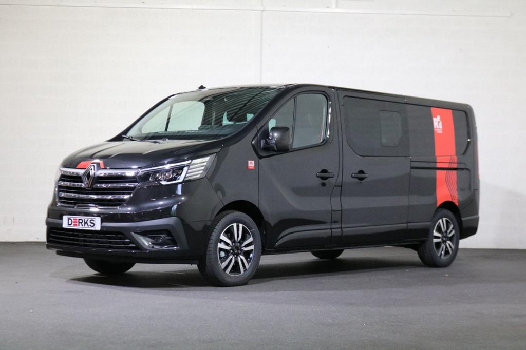 Renault Trafic 2.0 dCi 170pk DC Automaat Airco Navigatie Cam, Auto's, Bestelwagens en Lichte vracht, Automaat, Renault, Zwart
