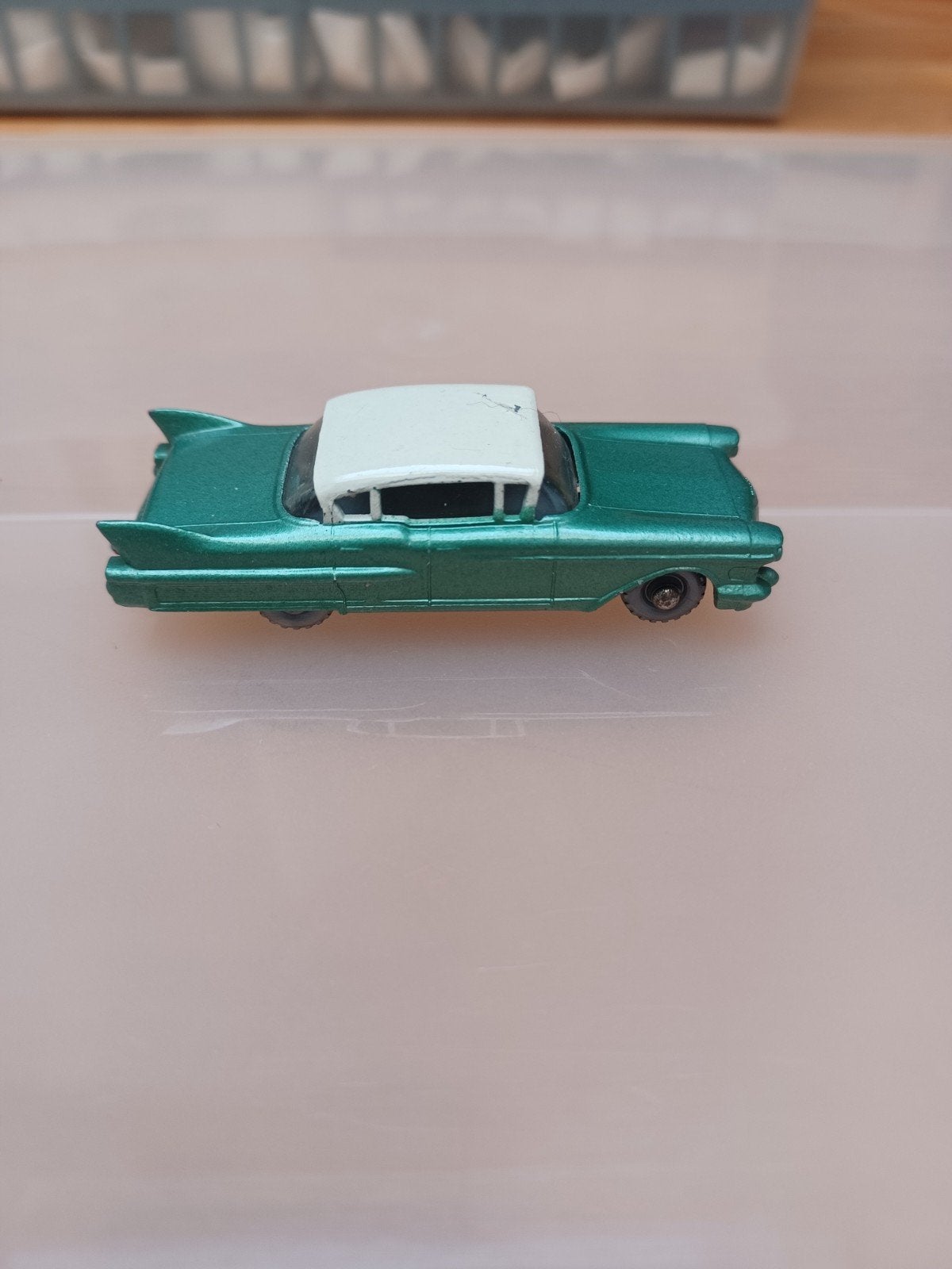 Lesney (Matchbox) n27 Cadillac Sixty Special green, Ophalen of Verzenden, Zo goed als nieuw