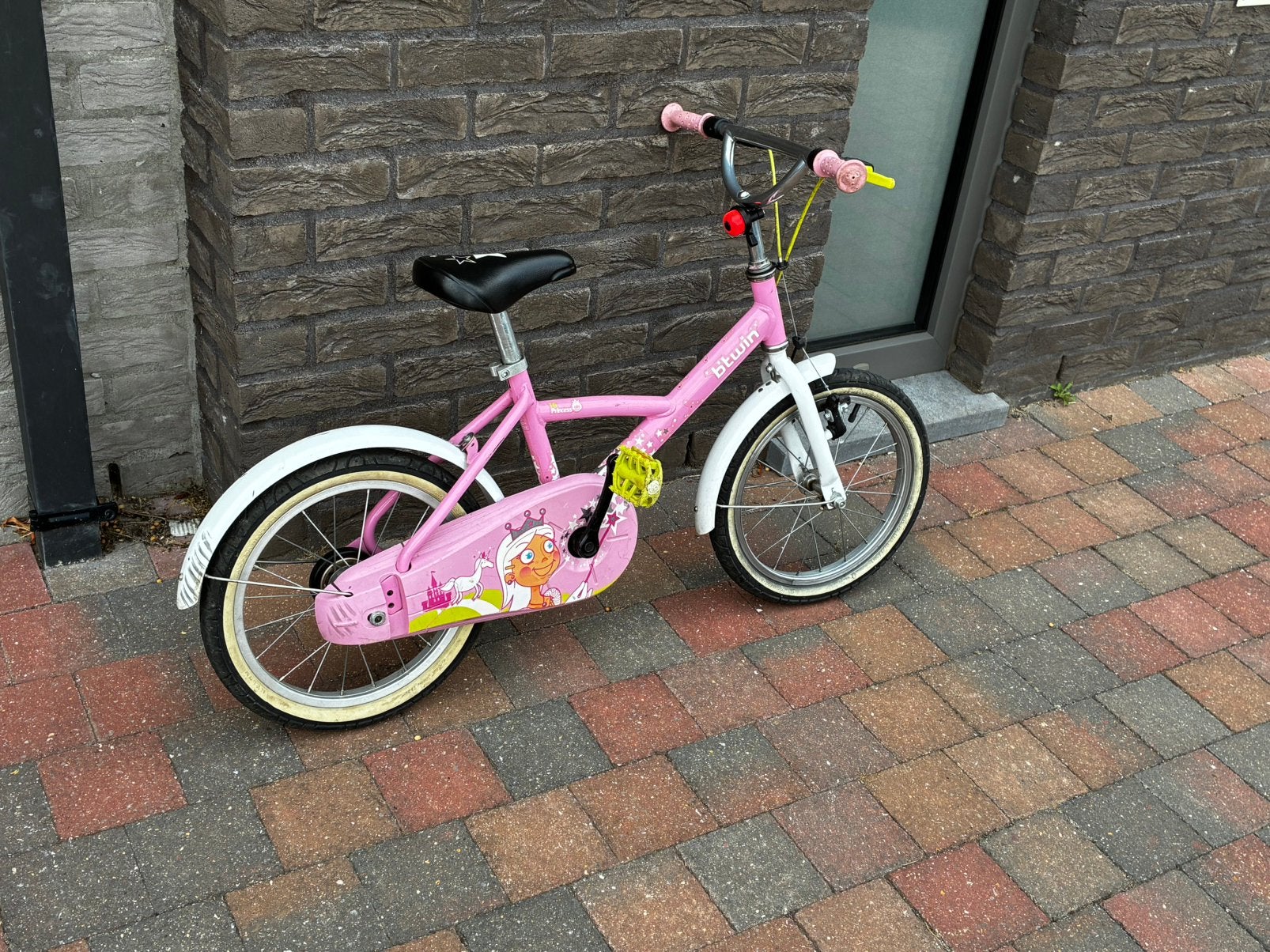Velo fille 16 pouces (4 à 6 ans), Vélos & Vélomoteurs, Enlèvement, Utilisé