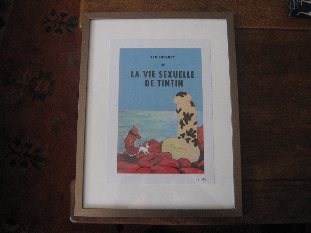 print La vie Sexuelle de tintin nr 375 van Jan Bucquoy, Ophalen, Dagelijks leven, 1950 - 1999