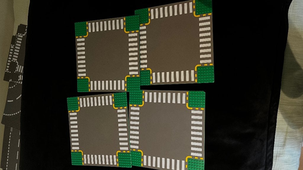 LEGO wegplaten, Ophalen of Verzenden, Gebruikt, Grondplaat, Lego