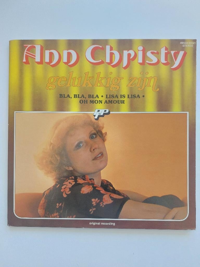 Ann Christy - Gelukkig Zijn (1979), CD & DVD, Vinyles | Néerlandophone, Pochette gatefold, Avec pochette intérieure, Pressage original