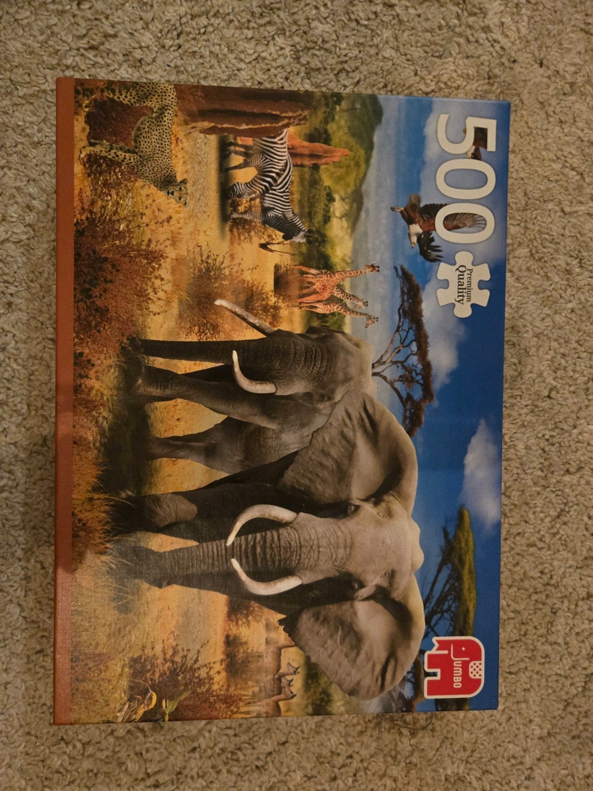 Dierenpuzzel, Hobby en Vrije tijd, Ophalen, 500 t/m 1500 stukjes, Zo goed als nieuw, Legpuzzel