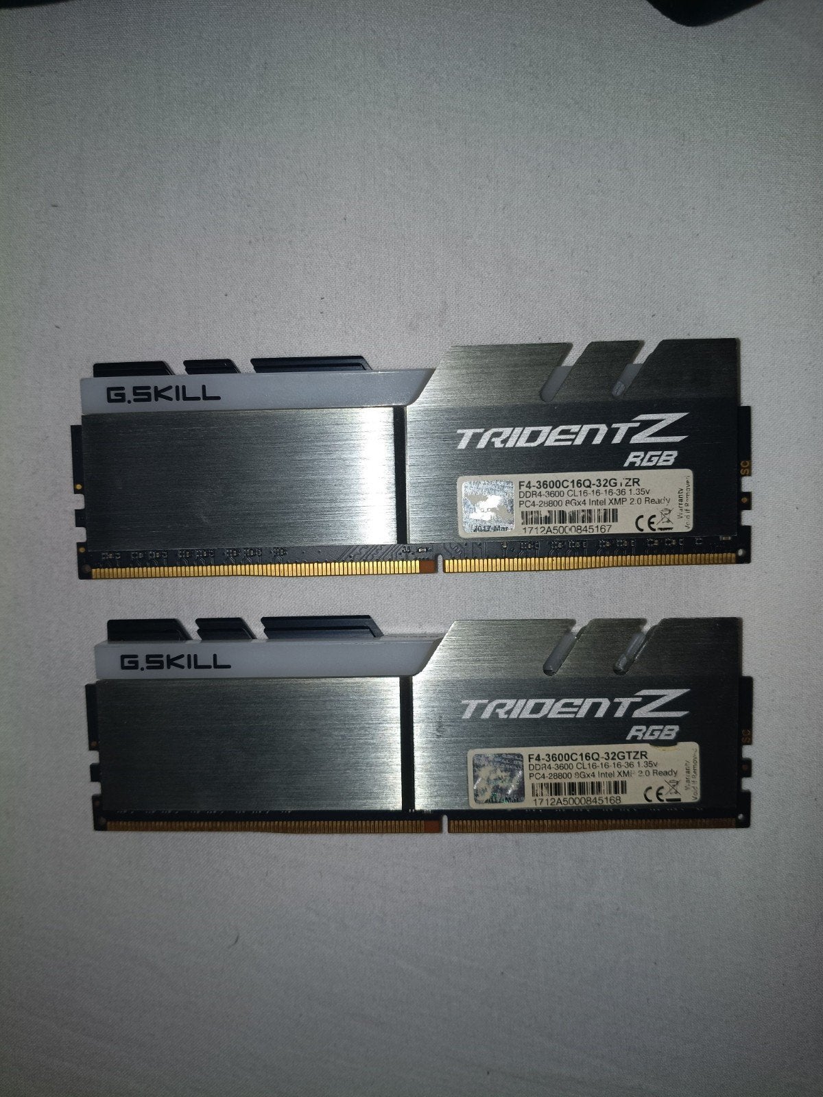 (BESTE DDR4 RAM) 3600MHz CL16-16-16-36 (2x 8GB, 16GB TOTAL), DDR4, Comme neuf, Enlèvement, Desktop