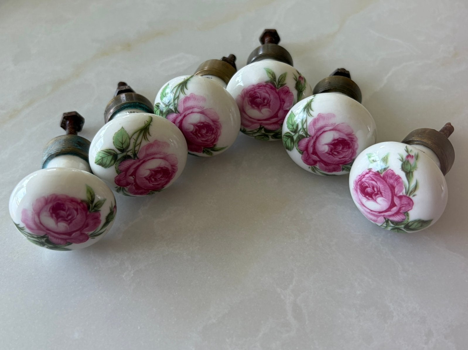 6 prachtige deurknoppen Limoges, Ophalen