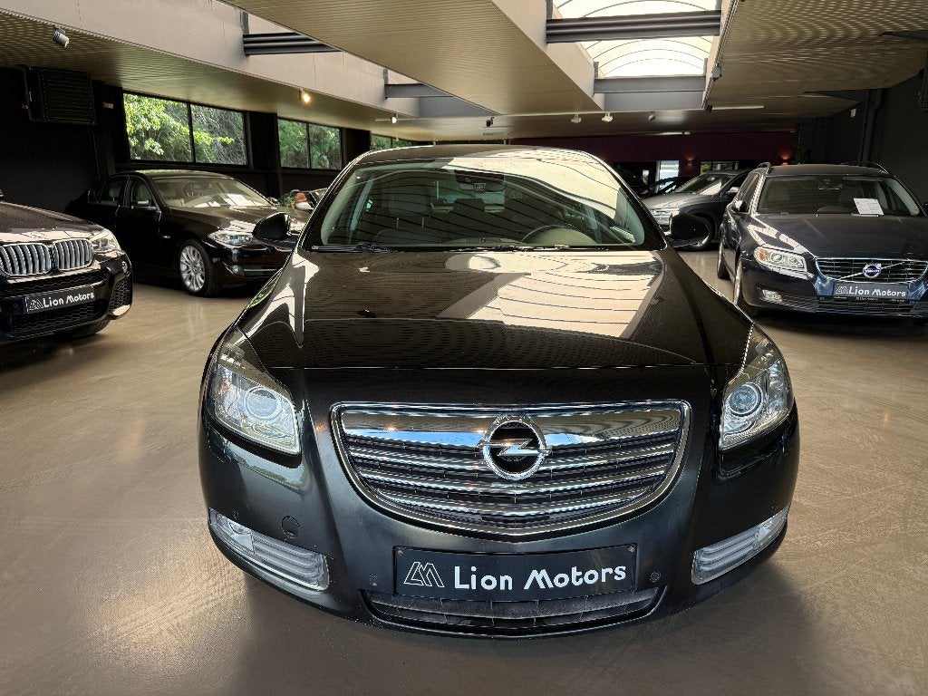 Opel Insignia 2.0 CDTi Sport *VERWR*KOEL*NAVI*LEDER*TREKHAAK, Autos, Opel, Cuir, Euro 5, Entreprise, Noir