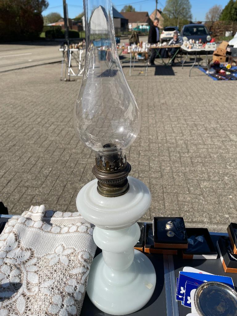 Marmeren olielamp, Antiek en Kunst, Ophalen
