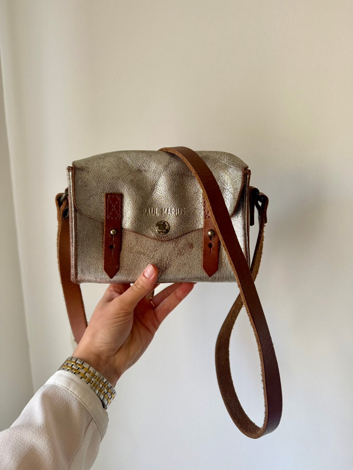 Paul marius tas, Handtassen en Accessoires, Tassen | Damestassen, Ophalen, Zo goed als nieuw