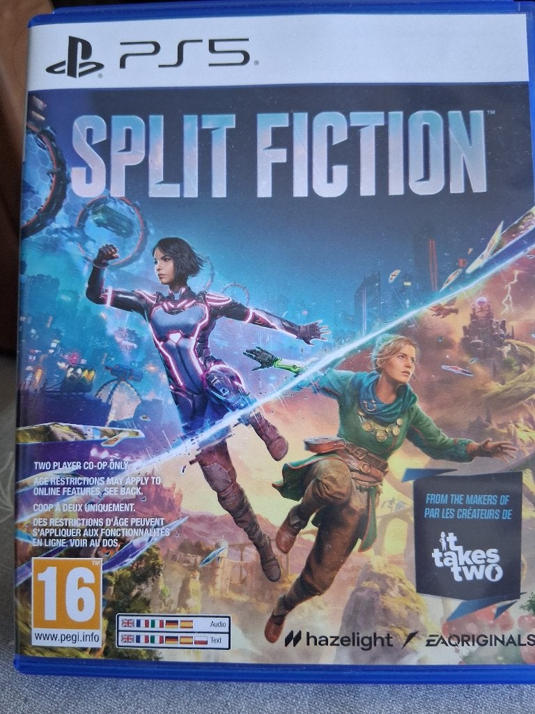 Split fiction, 2 spelers, Ophalen, Zo goed als nieuw, Avontuur en Actie