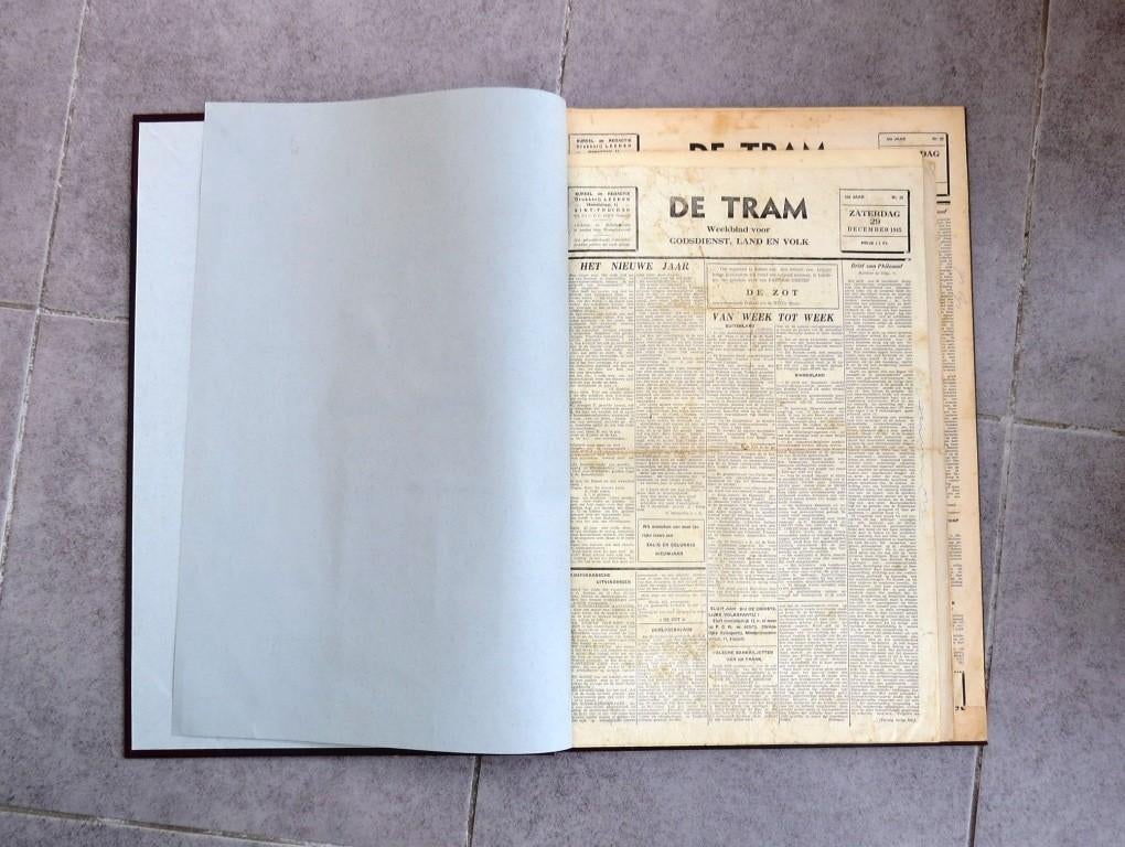 DE Tram Sint-Truiden Weekblad Godsdienst Volk Trudo Oorlog, Envoi, Utilisé, Général