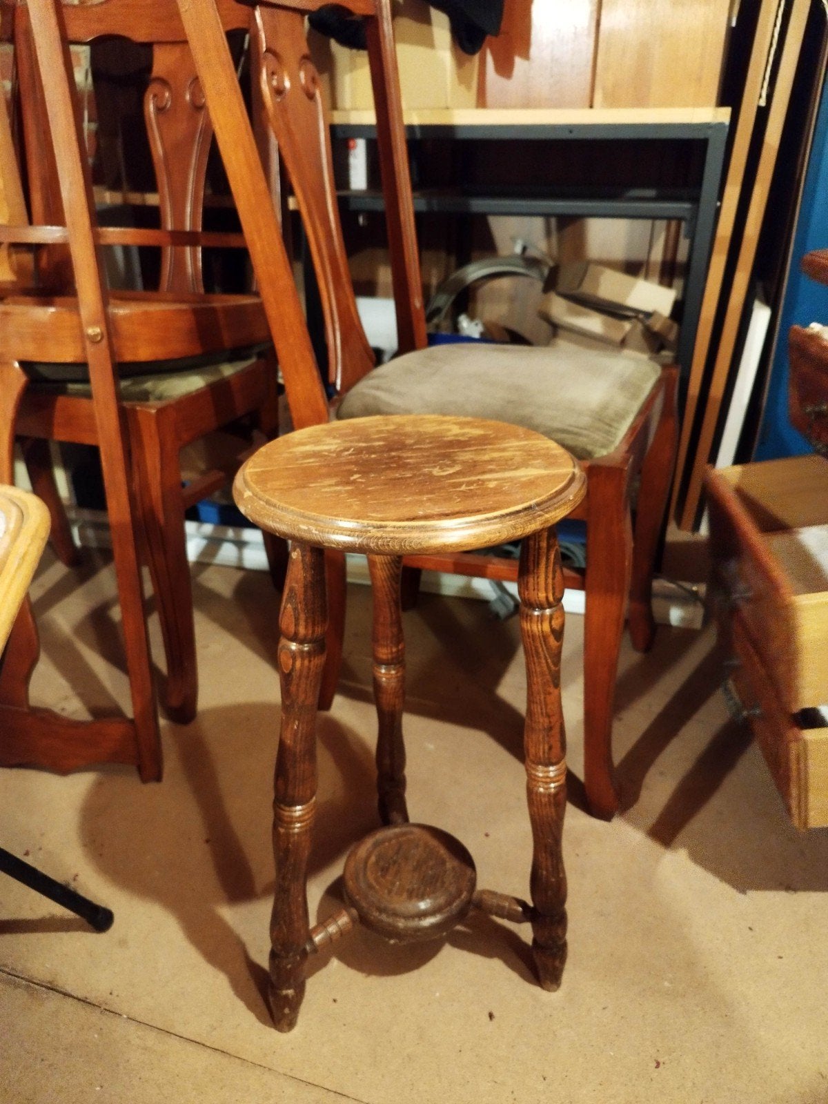 Petit tabouret pour décoration, Enlèvement