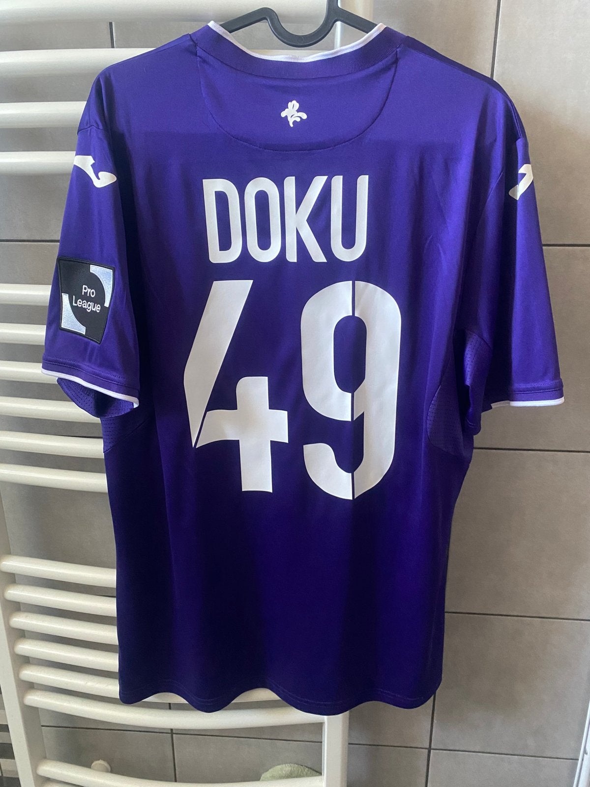 Maillot football anderlecht doku, Collections, Articles de Sport & Football, Enlèvement ou Envoi, Utilisé, Maillot