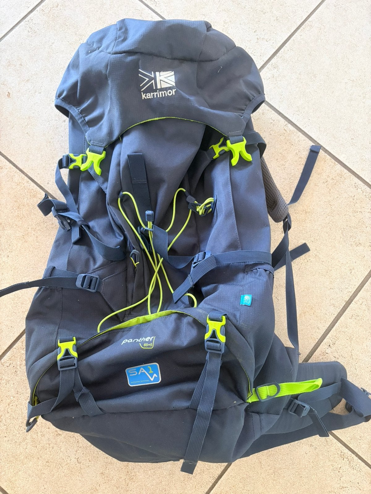 Neuf Sac Rando Karrimor Panther + accessoires, Ophalen, Zo goed als nieuw