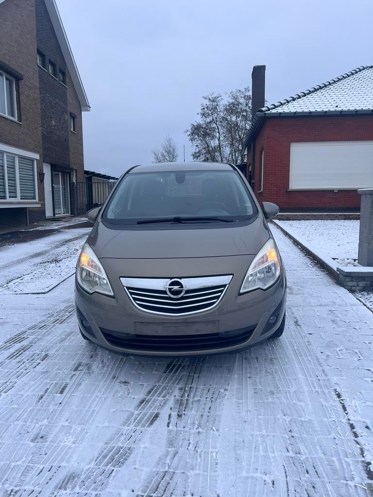 OPEL MERIVA 1.4 BENZINE 2011 GEKEURD, Auto's, Opel, Euro 5, Bruin, Leder en Stof, Handgeschakeld