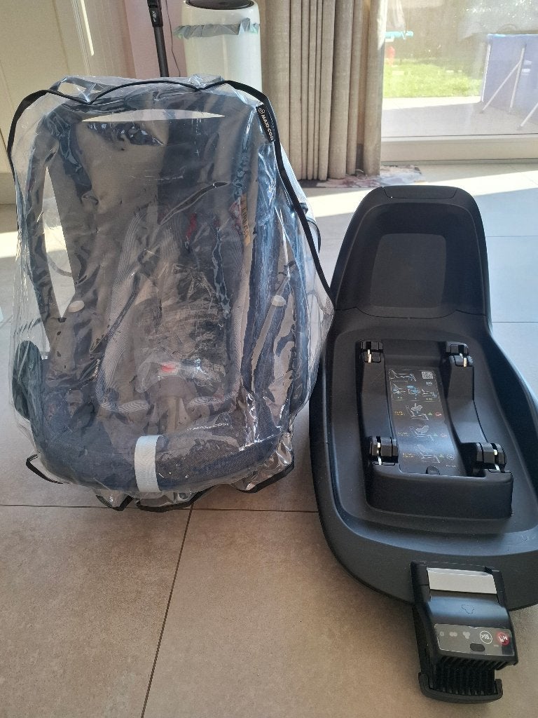 Maxi-cosi Pebble plus + 2wayfix, Kinderen en Baby's, Ophalen, Autogordel of Isofix, Gebruikt, 0 t/m 13 kg