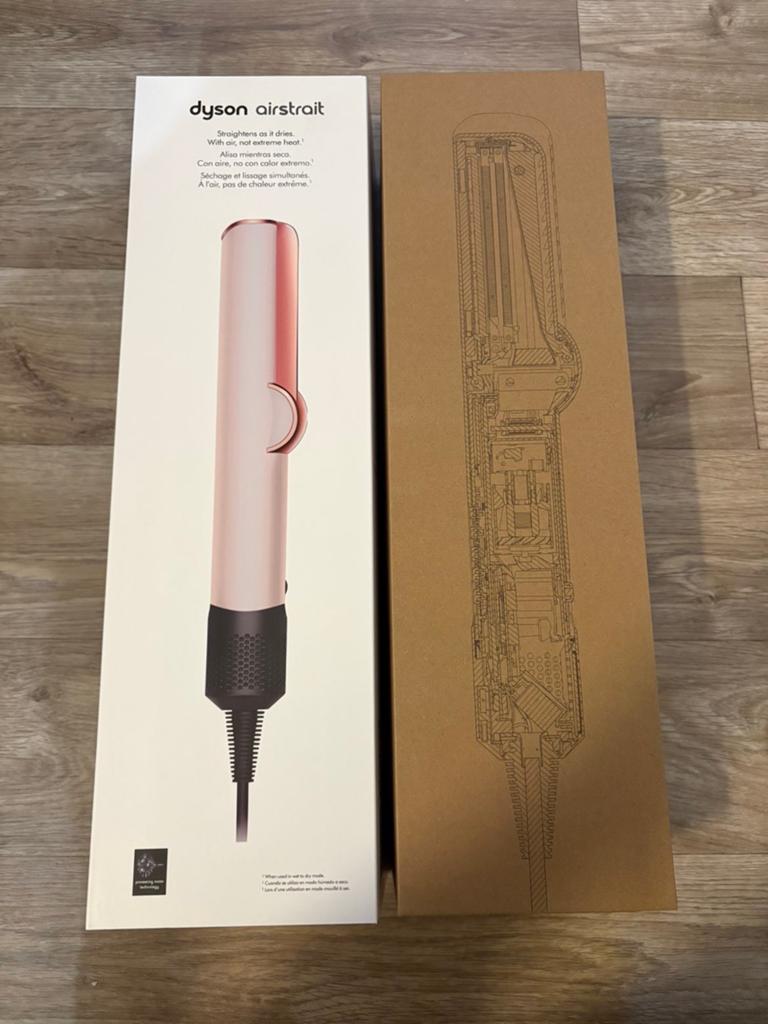 Dyson Airstrait Rose haardroger, Handtassen en Accessoires, Uiterlijk | Haarverzorging, Nieuw, Krultang of Stijltang, Ophalen of Verzenden
