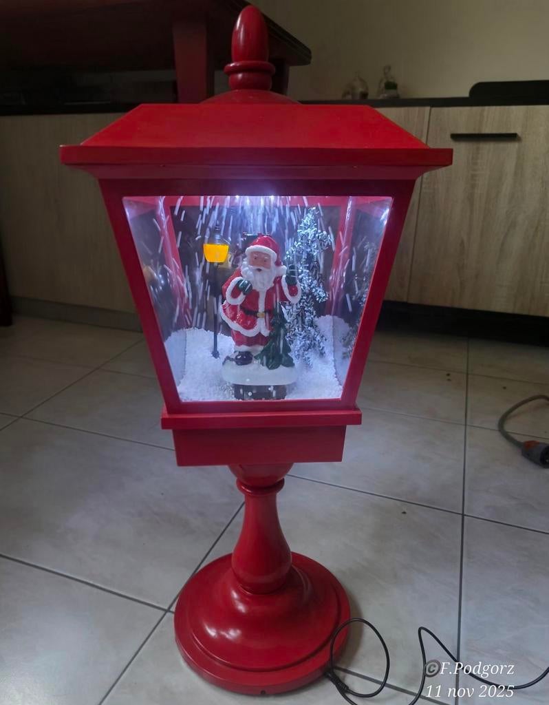 Lampe de Noël, Lampadaire, Comme neuf, Synthétique, Enlèvement