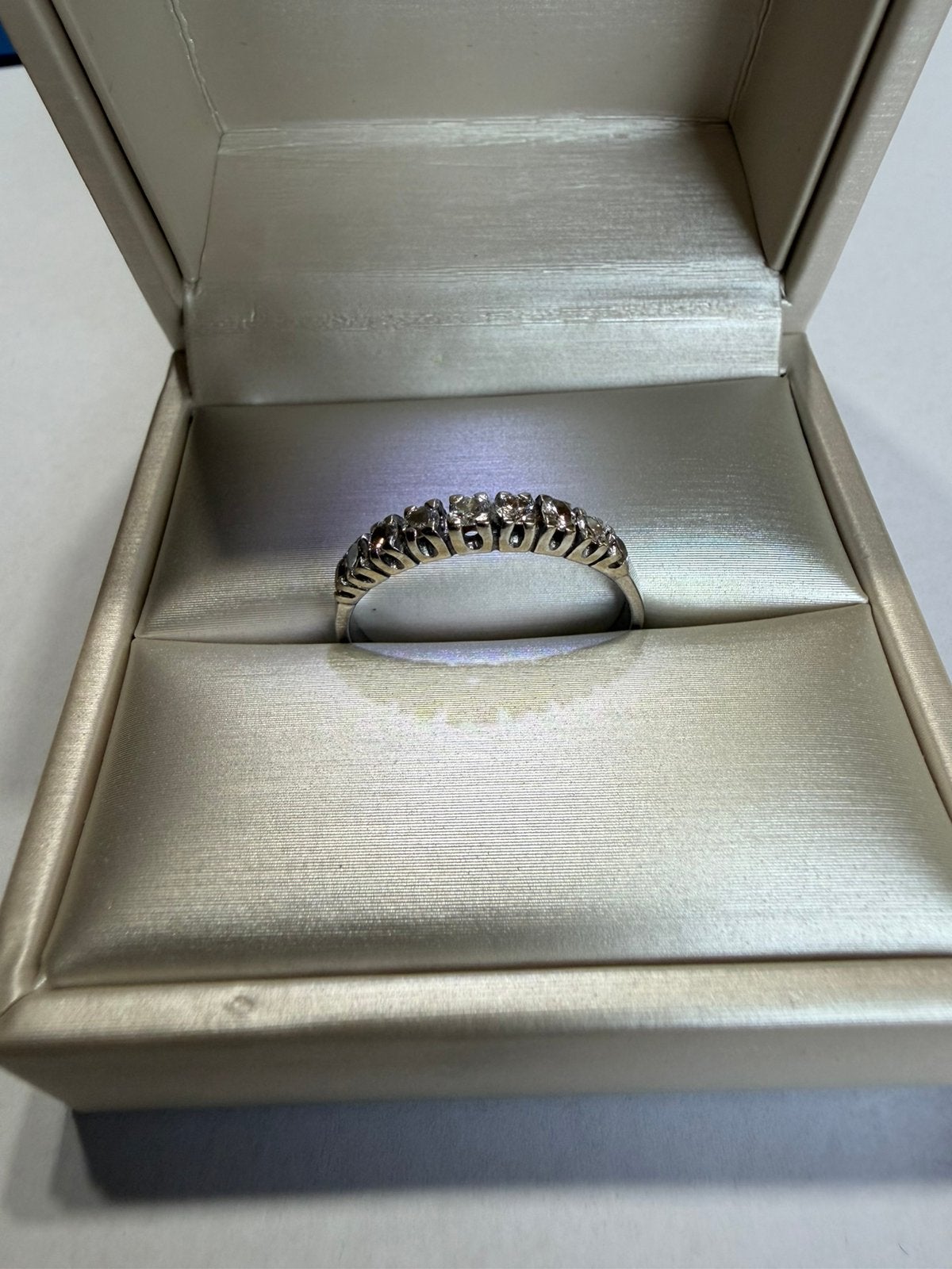 Bague Timeless Alliance/ — Or 18 carats brillant de 0,66 ct, Enlèvement ou Envoi, Comme neuf, Blanc, Or