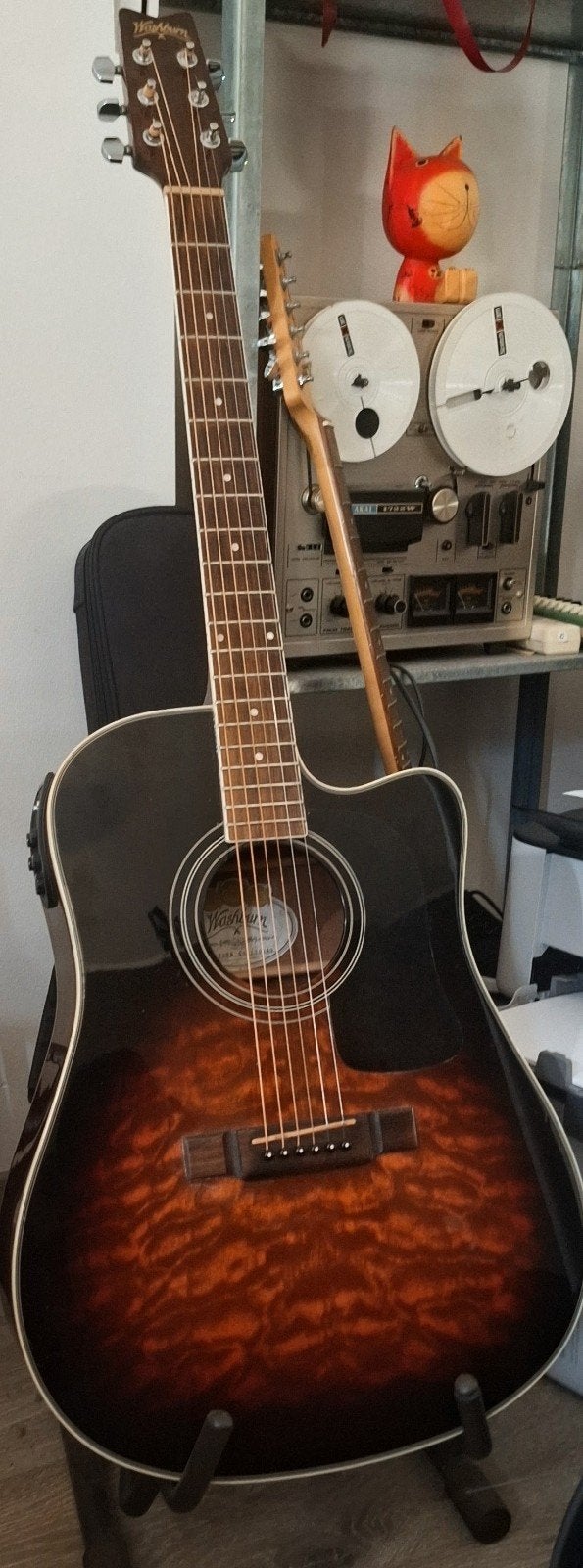 Washburn D10CEQSB, Ophalen