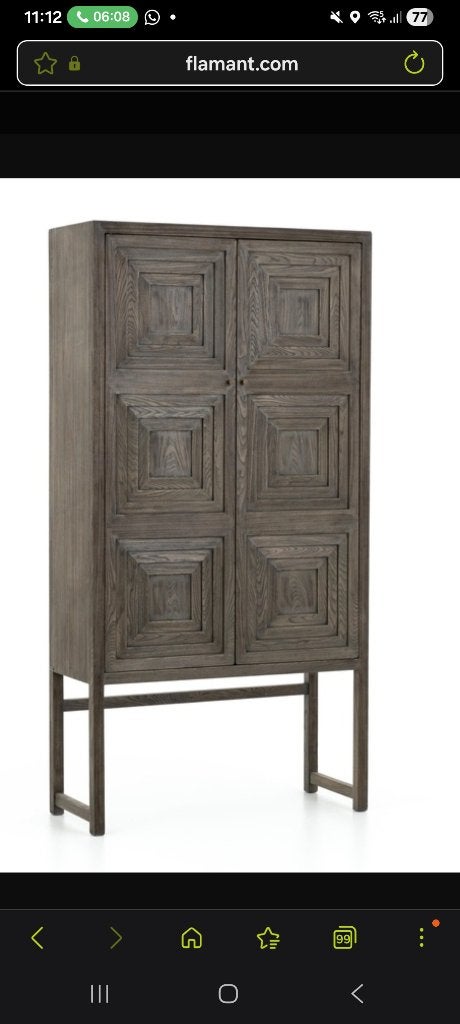 Buffet Flamant, Neuf, 25 à 50 cm, 100 à 150 cm, Chêne