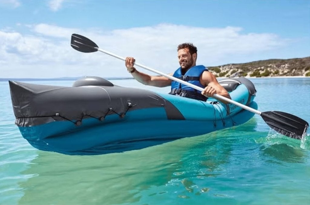 Opblaasbare kajak INSHORE 335x, Watersport en Boten, Ophalen, Opblaasbaar, Gebruikt, 2-persoons