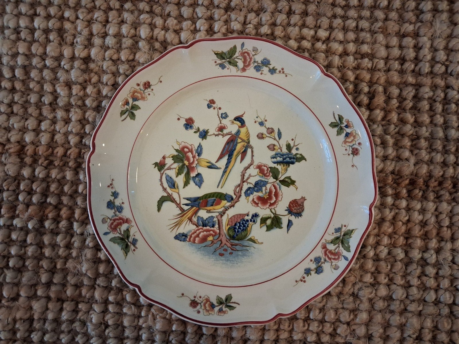Assiette ancienne Villeroy & Boch « Phoenix » — Mettlach/Saa, Antiquités & Art, Enlèvement ou Envoi