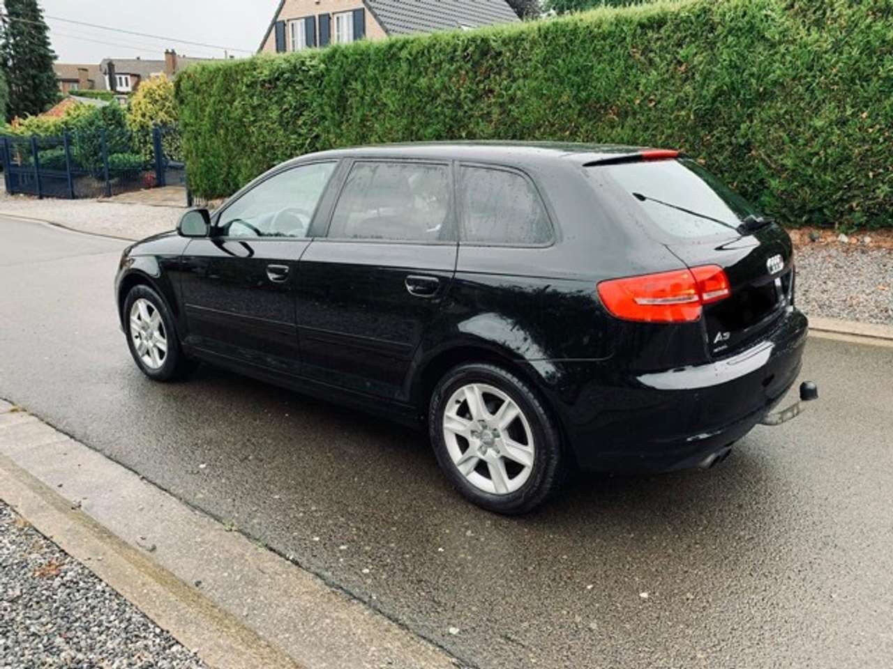 RARE EURO 6 – AUDI A3 SPORTBACK 1.9 TDI, Auto's, Euro 6, Zwart, Leder, 5 deurs