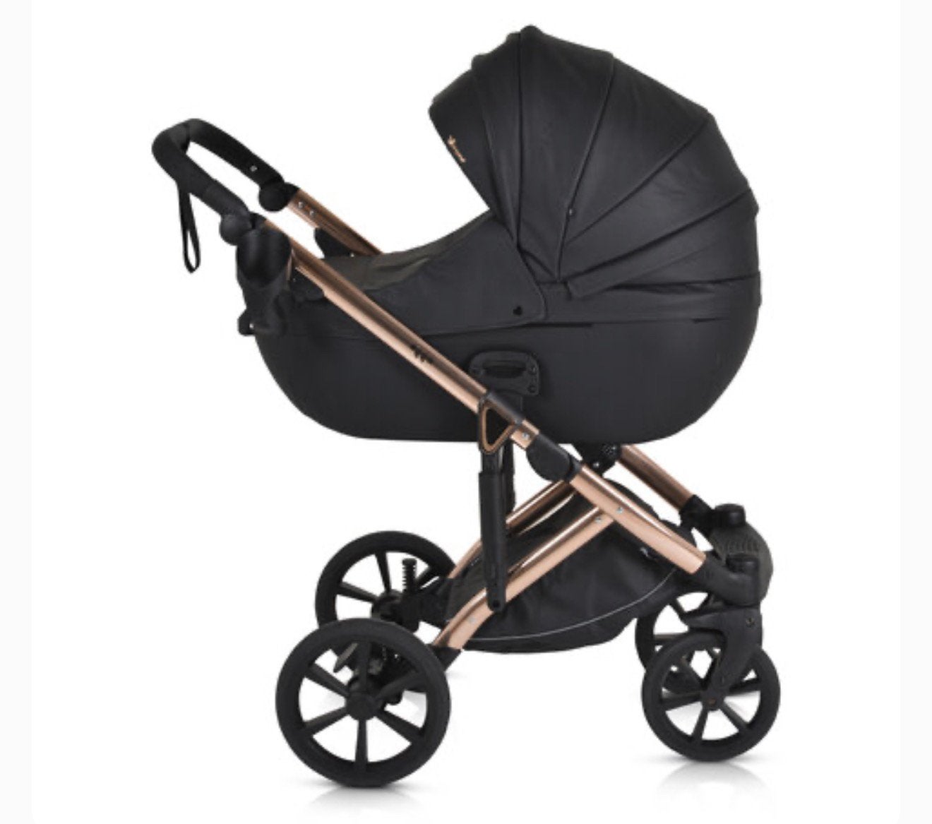 Cangaroo Eggo Caviar Black 3-in-1, Kinderen en Baby's, Ophalen, Zo goed als nieuw, Kinderwagen