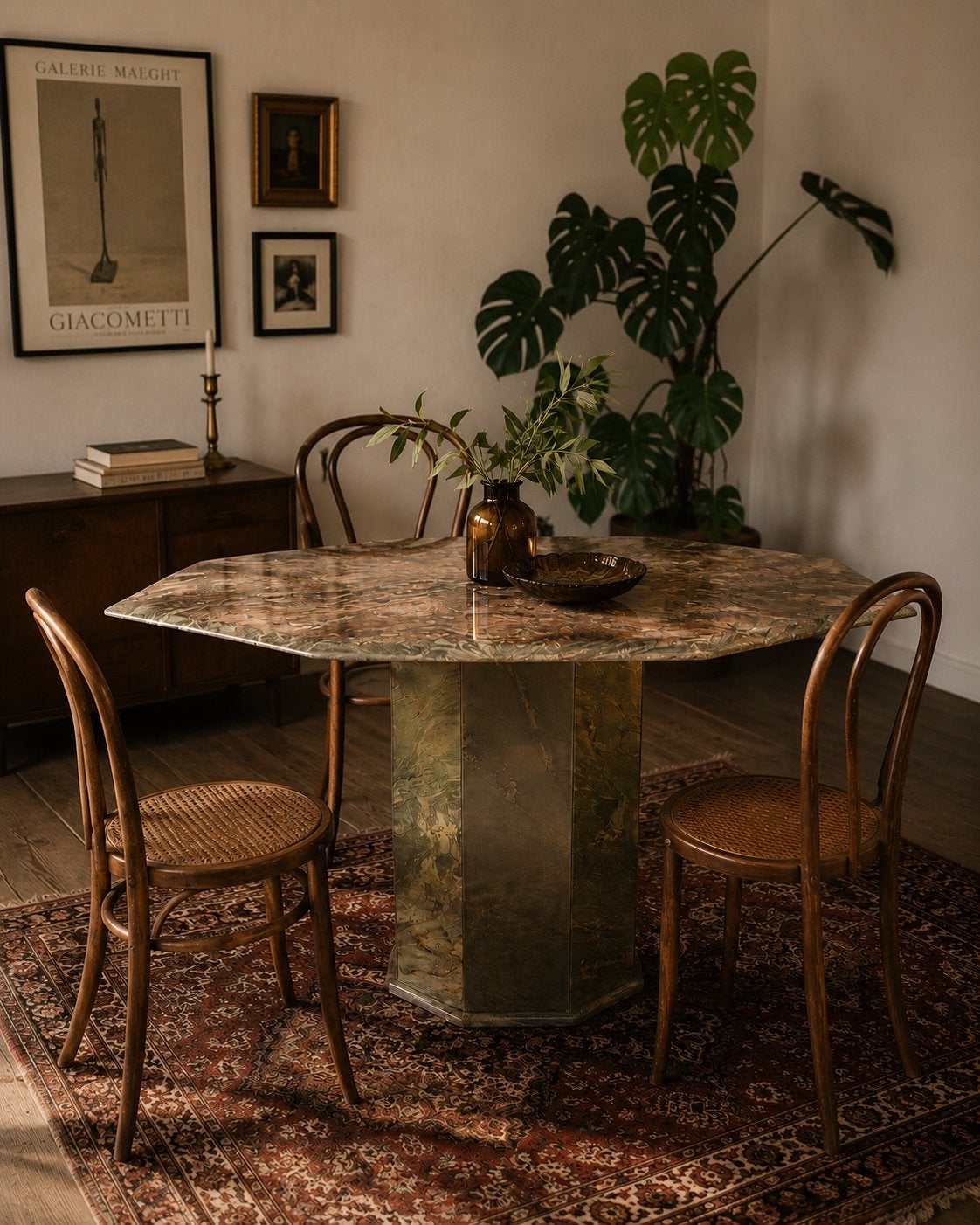 Vintage marmeren tafel, Enlèvement