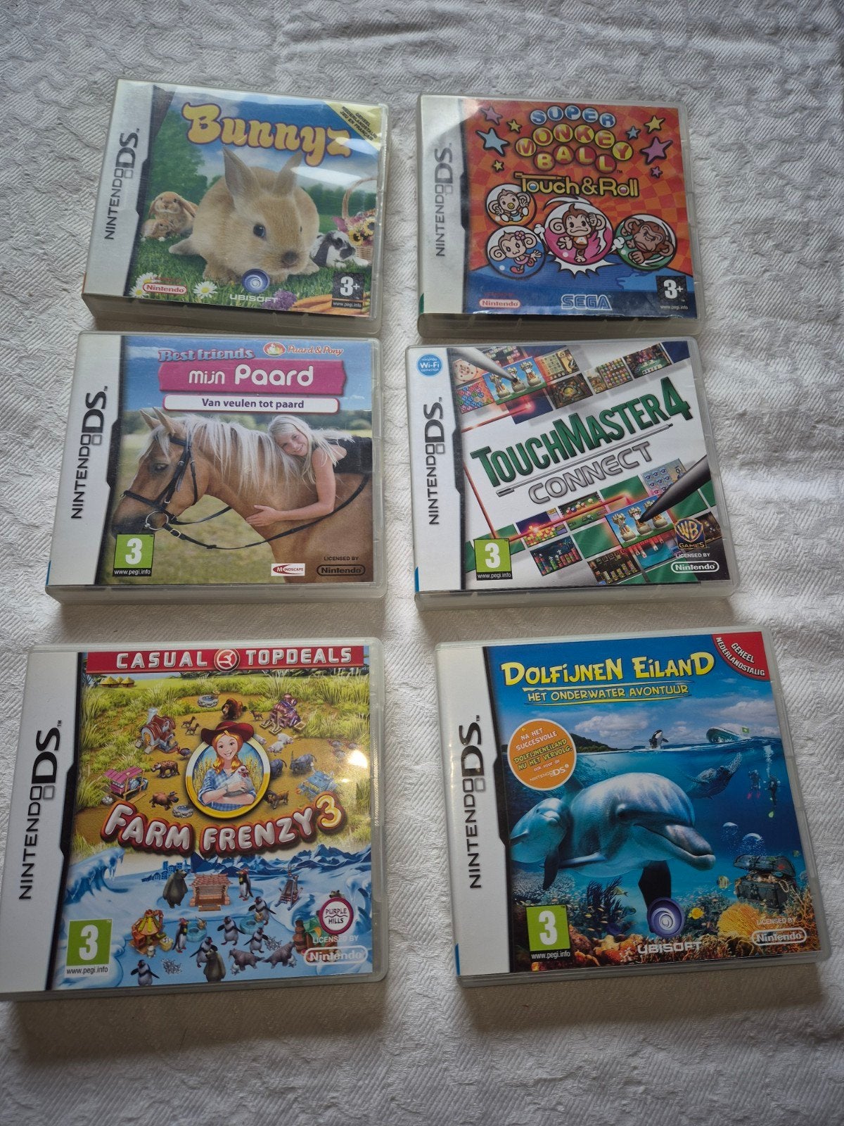 6 DS.Spelletjes., Enlèvement ou Envoi