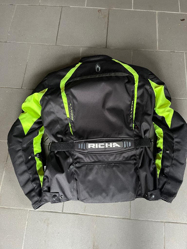 Richa XL motorjas — Uitstekende staat — Hoge zichtbaarheid, Ophalen, Jas | textiel, Heren, RICHA