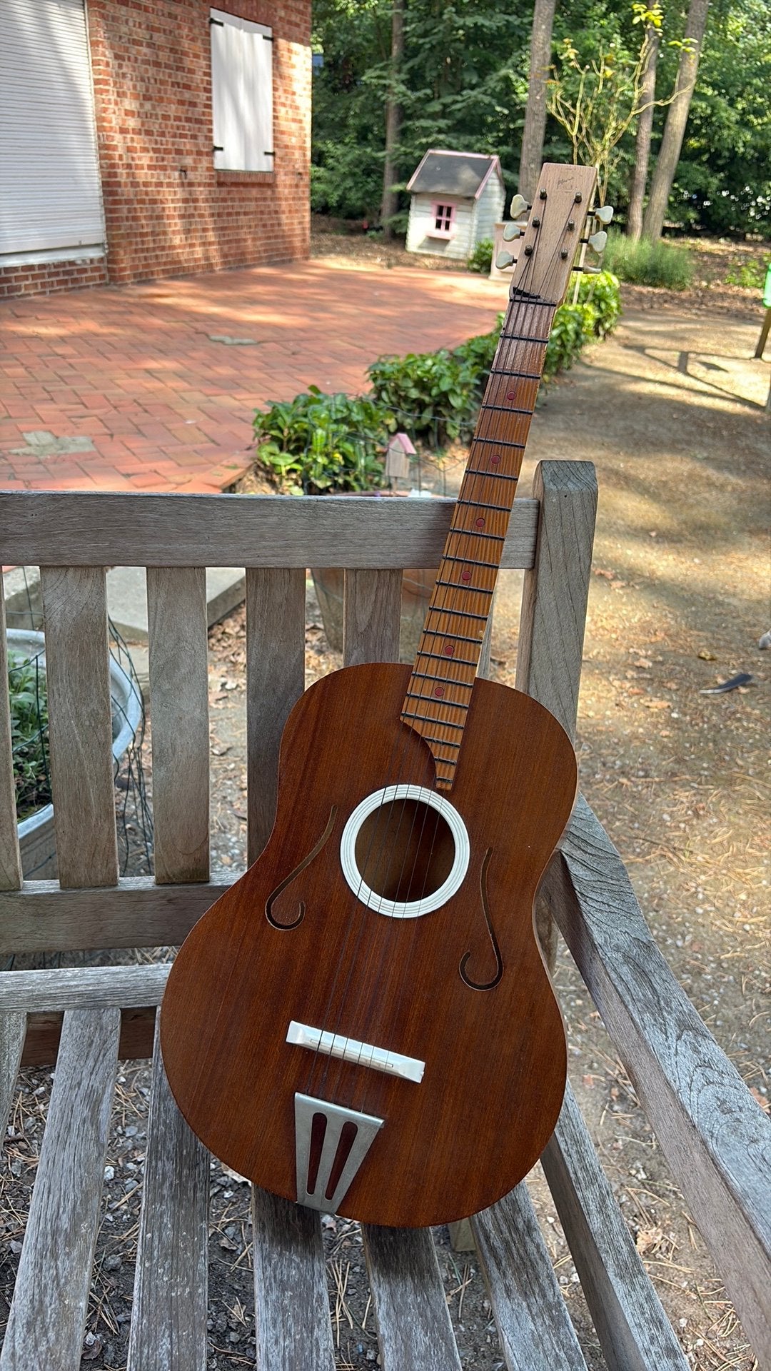 Vintage Parlor / Archtop Gitaar, Ophalen, Zo goed als nieuw