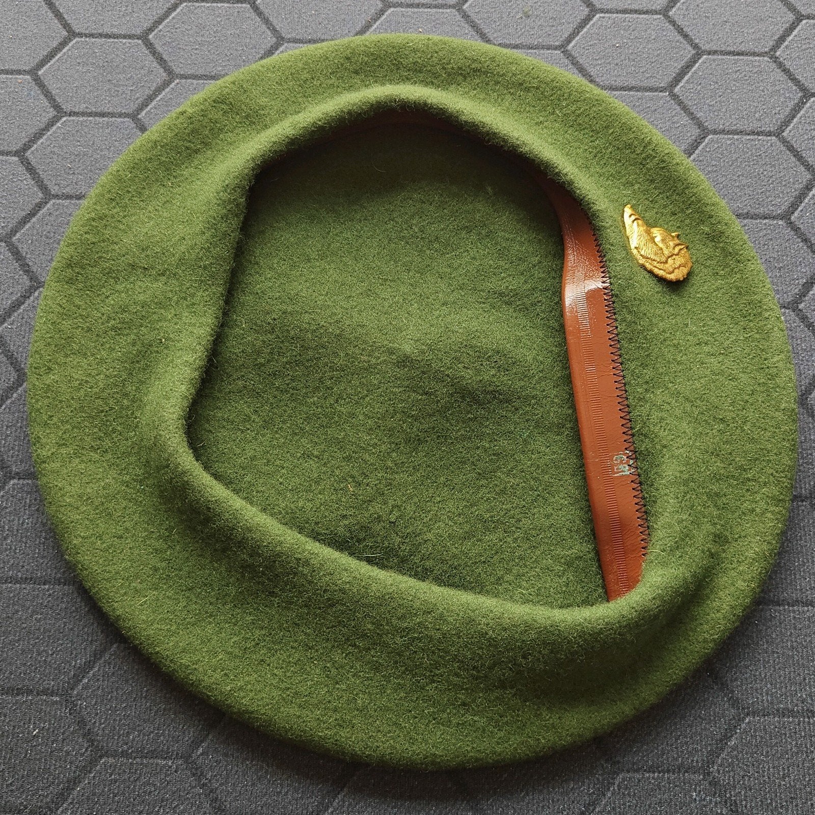 Béret vert pour chasseurs ardennais (Chausseur des Ardennes), Collections, Objets militaires | Général, Enlèvement ou Envoi, Armée de terre