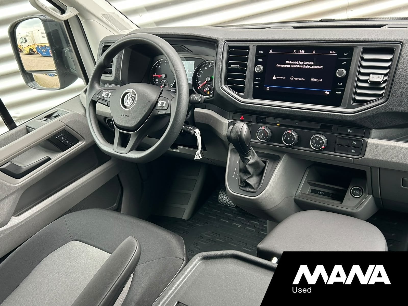 Volkswagen Crafter 35 2.0 TDI L3H3 140PK Automaat ZGAN! Crui, Auto's, Stof, Gebruikt, 4 cilinders, Volkswagen