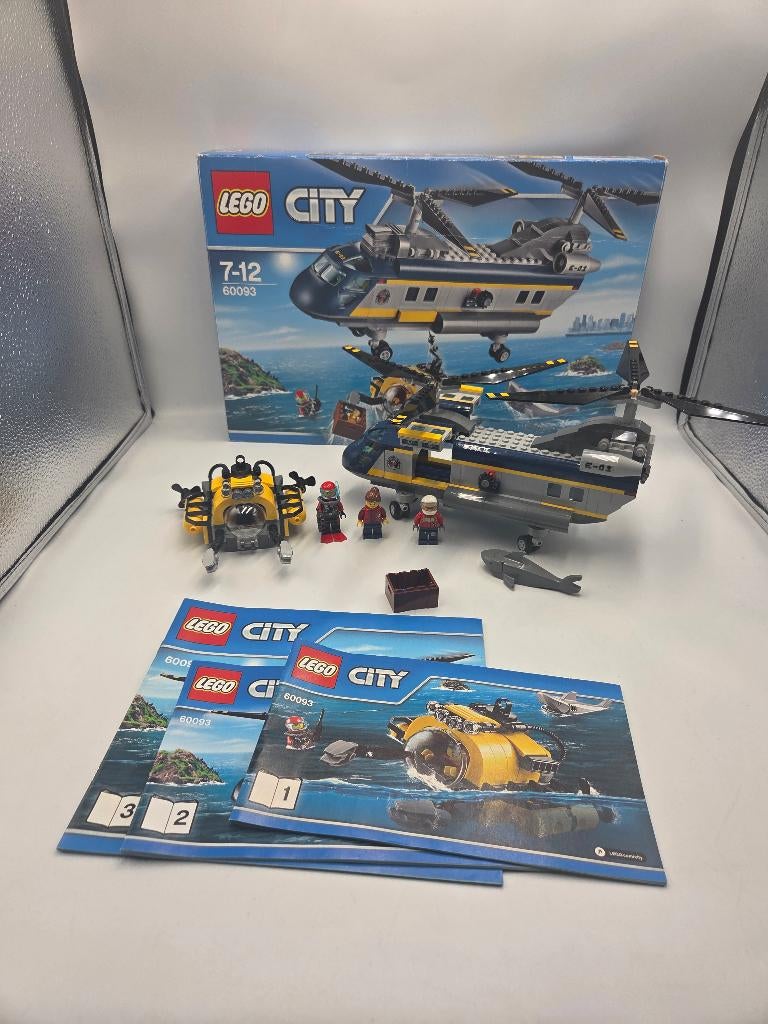 Lego City 60093 Deep Sea Helicopter, Ophalen, City, Lego, Zo goed als nieuw