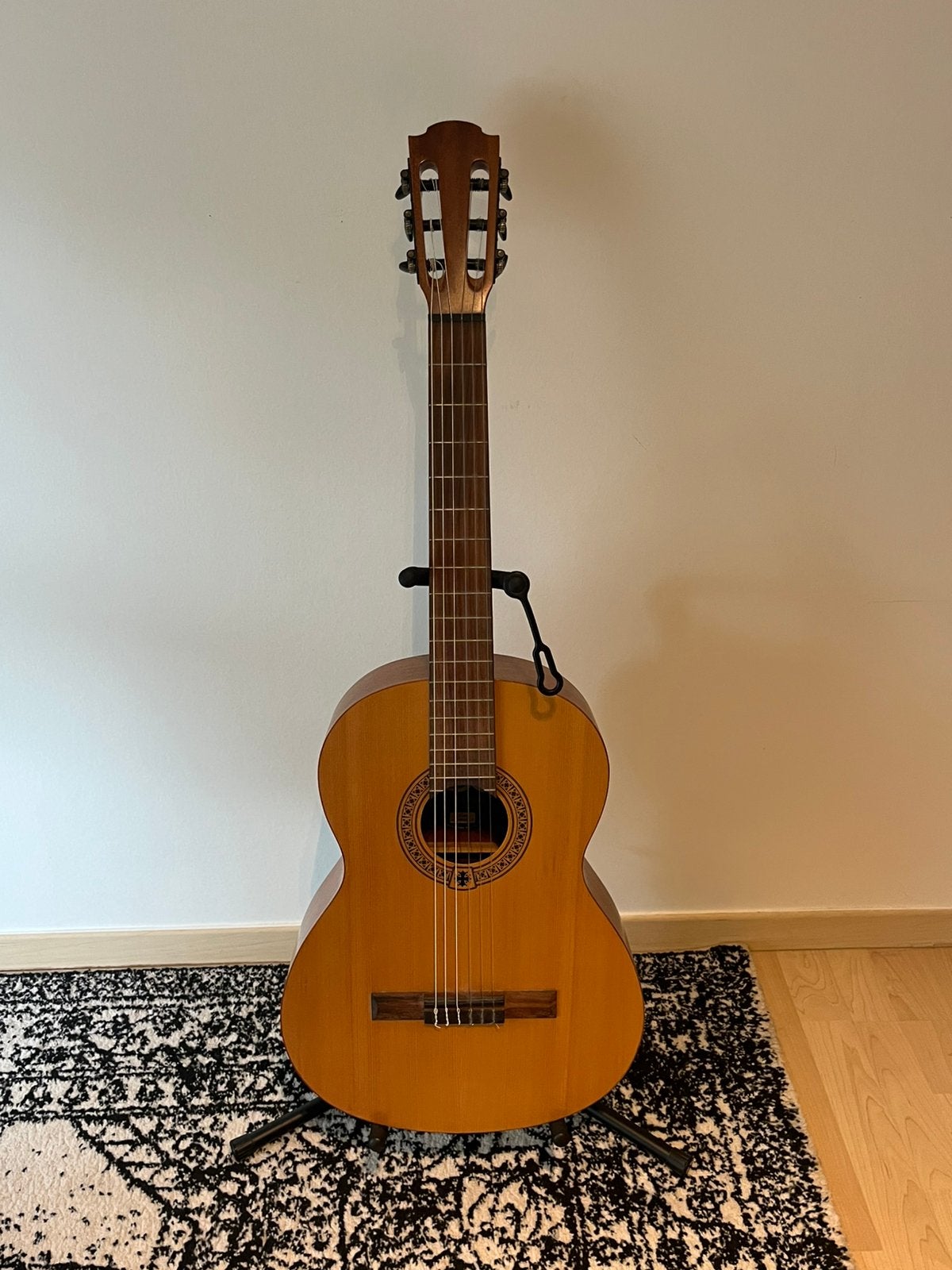 Klassieke akoestische gitaar + accessoires, Muziek en Instrumenten, Ophalen, Zo goed als nieuw