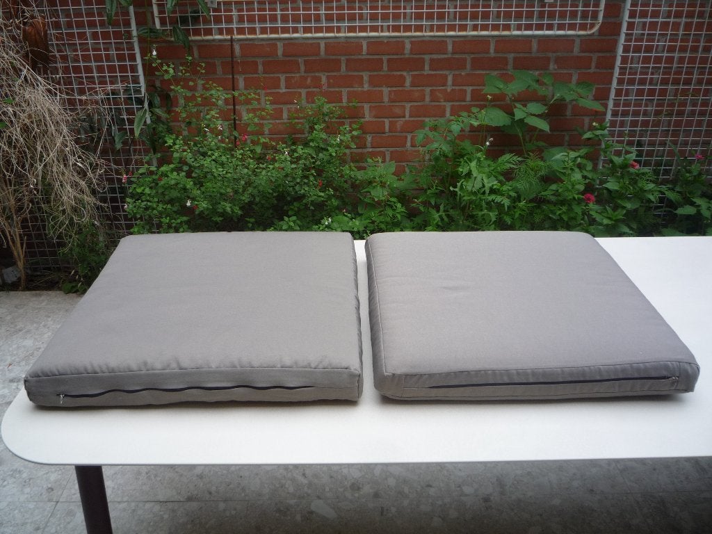 set van 2 tuinmeubel kussens, Tuin en Terras, Ophalen of Verzenden, Gebruikt
