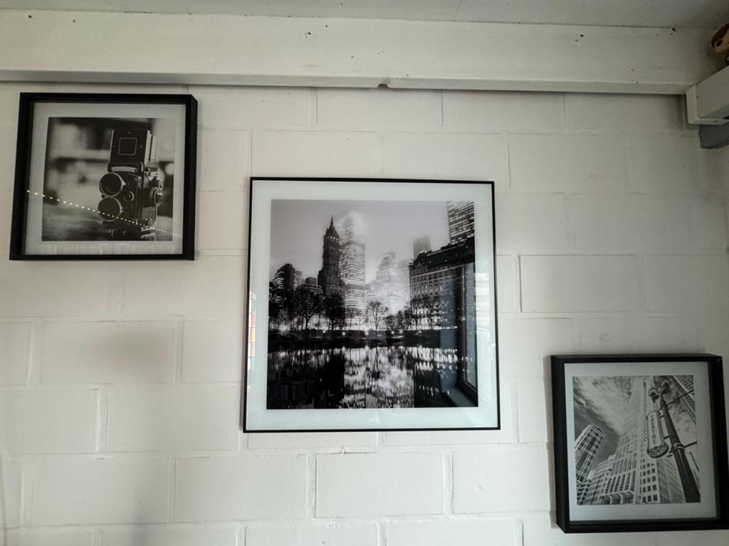Fotokaders movie style (57-57cm en 2x 38-38cm), Huis en Inrichting, Woonaccessoires | Lijsten, Ophalen, Zo goed als nieuw