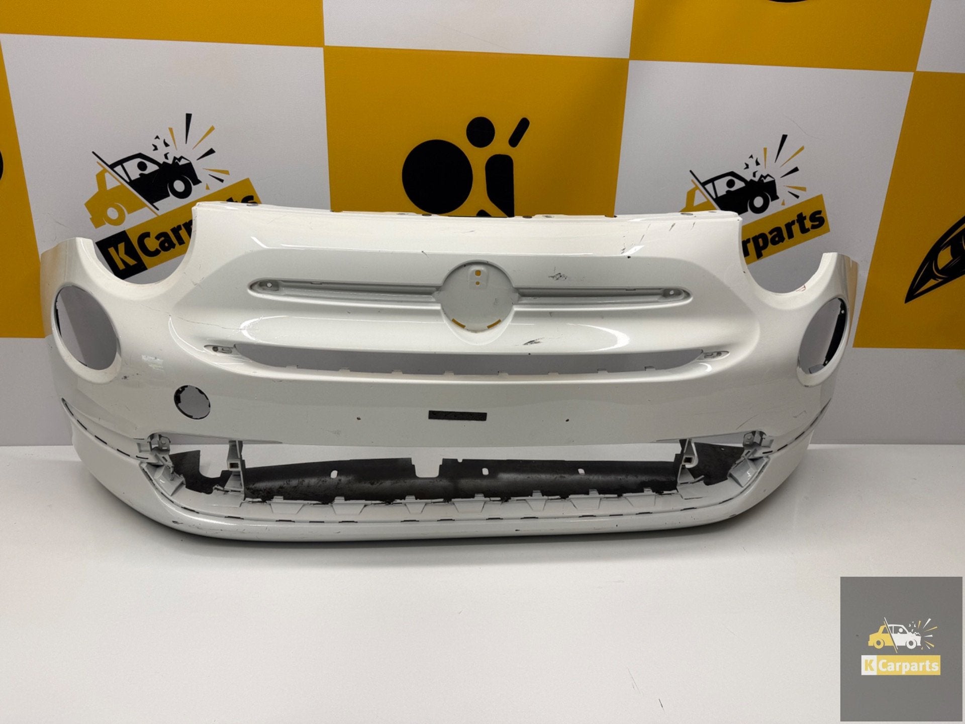Fiat 500 VOORBUMPER Facelift 2015-2022 735619491 Bumper, Gebruikt, Voor, Stellantis Europe S.p.A., Info@stellantis.com