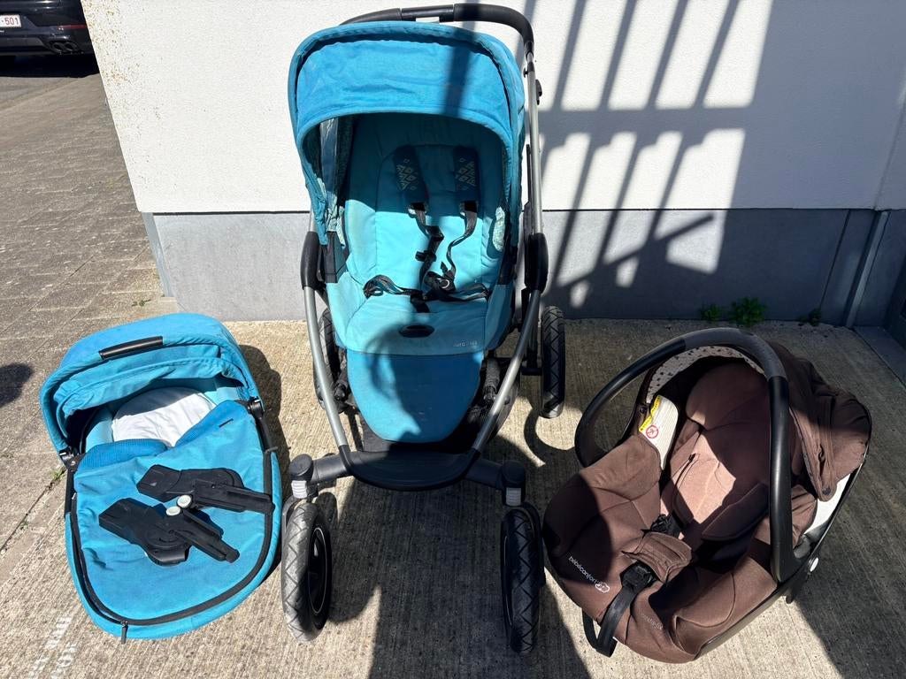 3 in 1 Maxi Cosi Mura Plus 4, Kinderen en Baby's, Gebruikt, Verstelbare duwstang, Maxi-Cosi, Ophalen