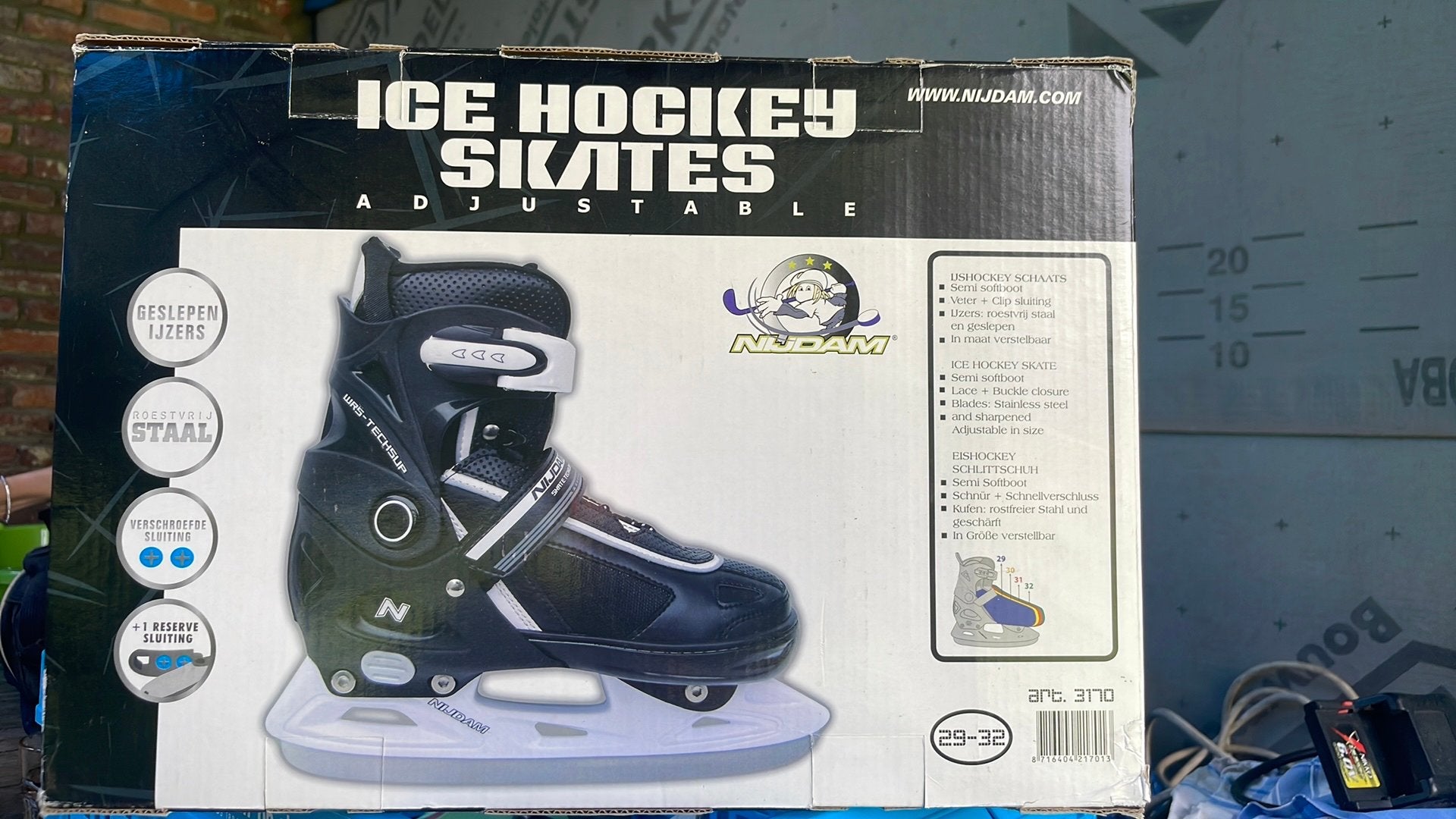 Schaatsen // hockey schaatsen Nijdam, Sport en Fitness, Schaatsen, Ophalen, Gebruikt, IJshockeyschaatsen, Nijdam