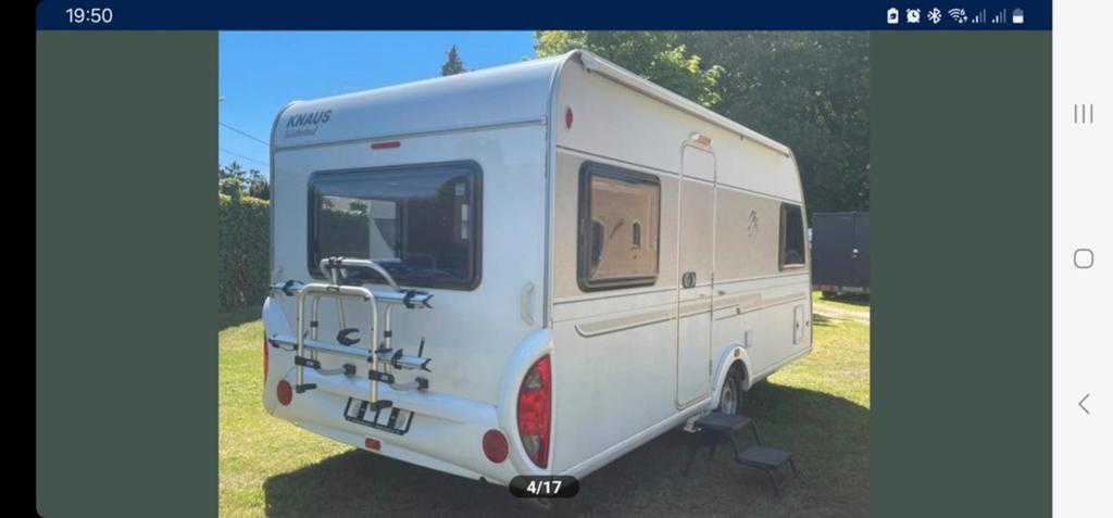 Caravane Knaus Südwind excellent état, immatriculée, Particulier, Uitbouw voortent, Knaus