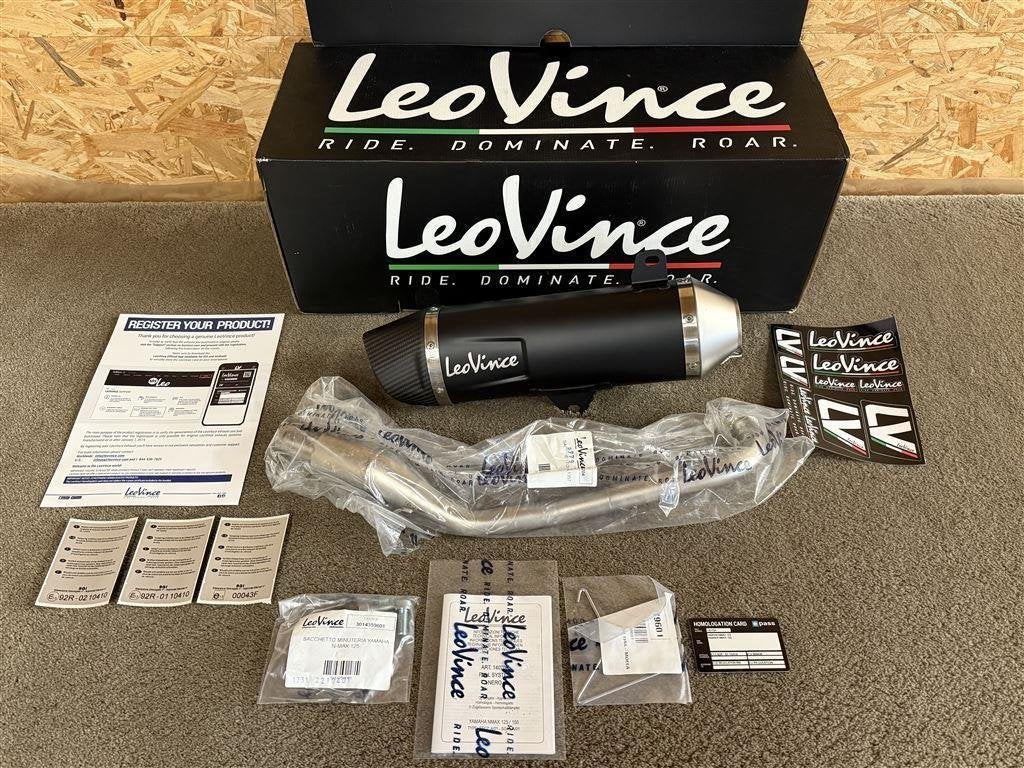 LeoVince Nero uitlaatsysteem Yamaha N-MAX NMAX 125 155 17-20, Verzenden, Nieuw