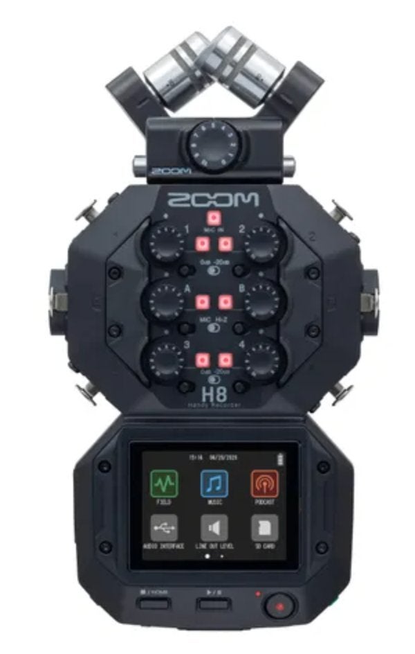Zoom H8 Handy Recorder met BTA-1 Bluetooth Adapter, TV, Hi-fi & Vidéo, Appareils professionnels, Enlèvement ou Envoi, Comme neuf