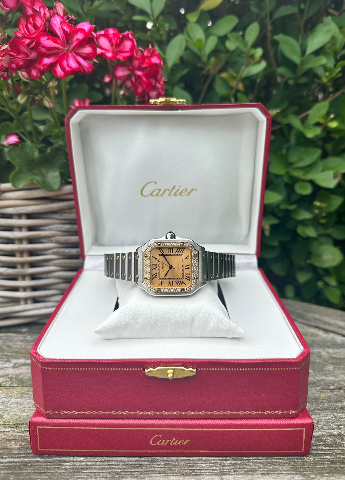 Cartier Santos Lady, Handtassen en Accessoires, Ophalen of Verzenden, Nieuw